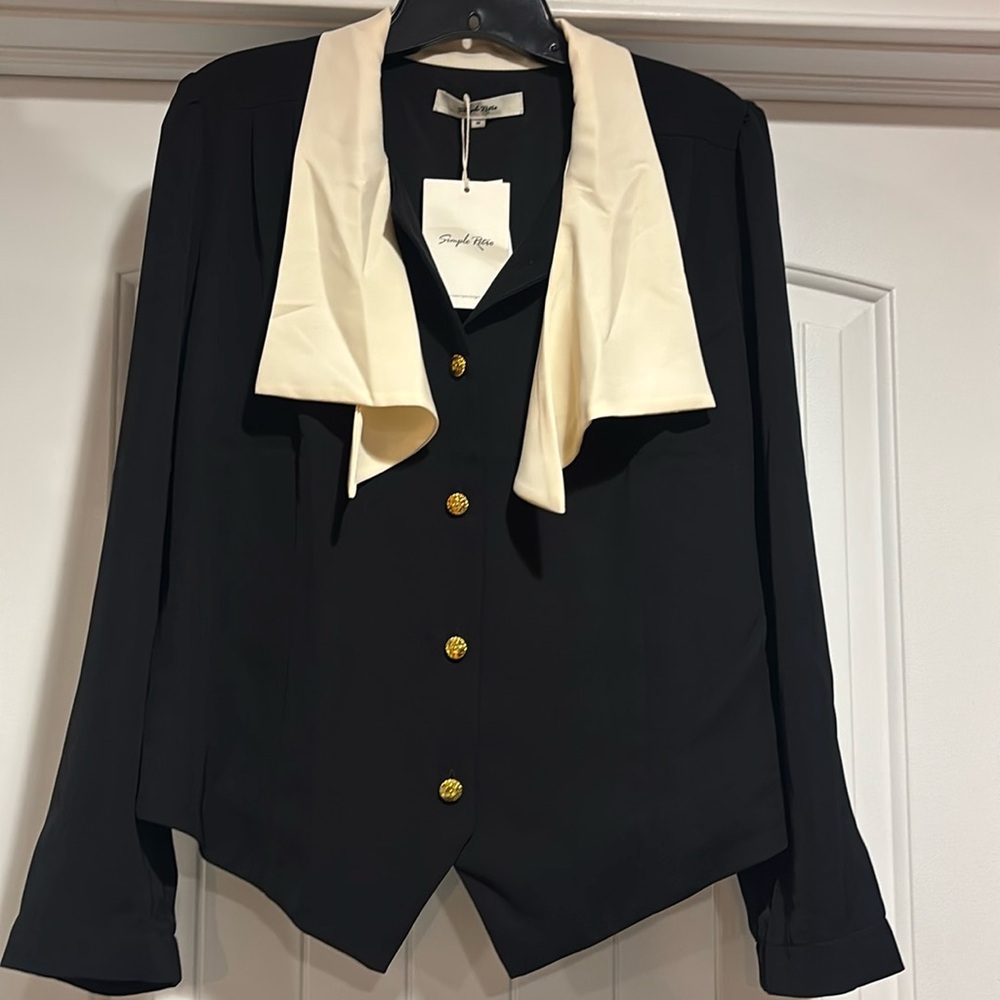 Simple Retro Blazer/ Suit Jacket Size Medium.